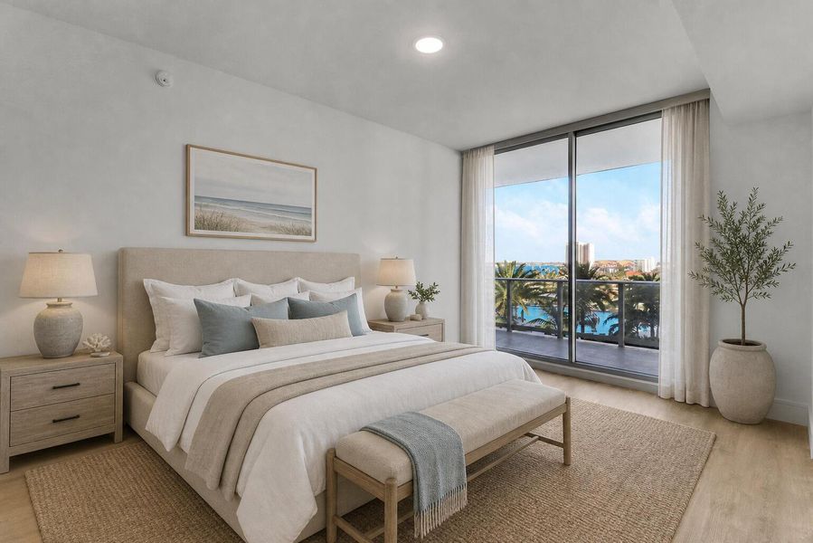 Priimary_Bedroom_w_view - Staged Priimary_Bedroom_w_view - Staged