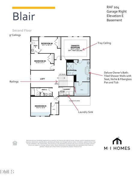 RAF 104 Blair E- Basement- Contract File