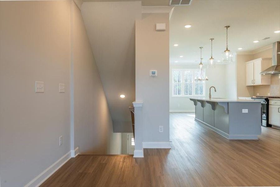 Spacious, unfurnished interior of a new home in Townes at South Main, Kennesaw (Image 39).