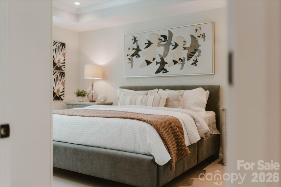 Furnished interior view inside a new home in , Charlotte (Image 38).