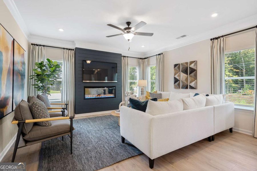 Furnished interior view inside a new home in Avalon, Perry (Image 7).