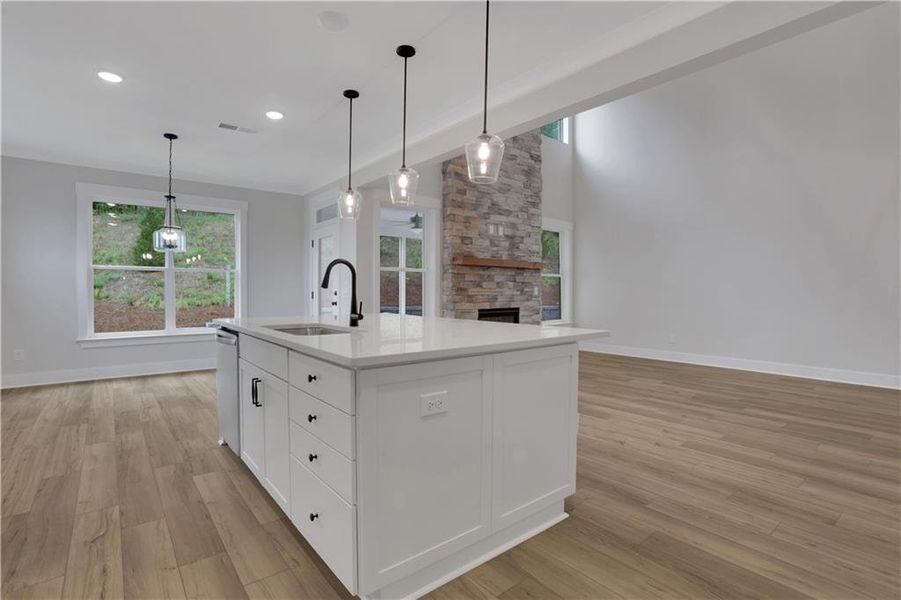 Furnished interior view inside a new home in Arbor West, Dawsonville (Image 7).