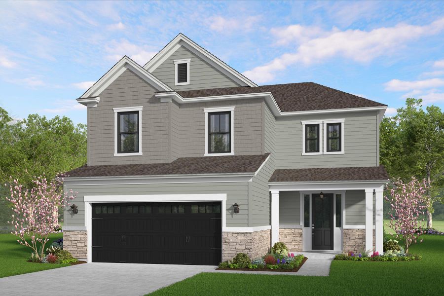 Representative rendering of the exterior for the Ellis by Hunter Quinn Homes (Image 20).