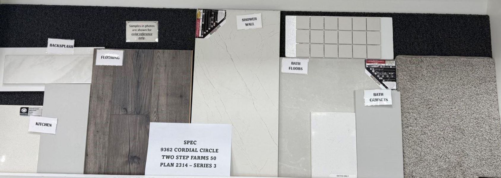 Sample of building materials used in homes in Two Step Farm, Montgomery (Image 8).