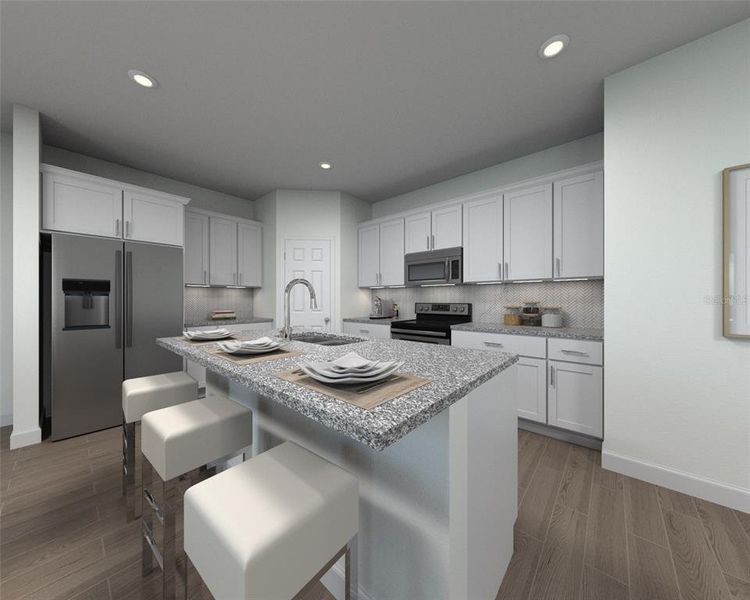Furnished interior view inside a new home in Crosswinds - Classic Series, Haines City (Image 4).