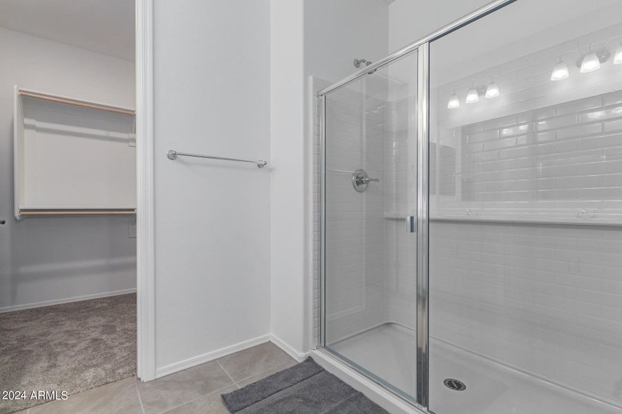 Primary bath/walk-in closet