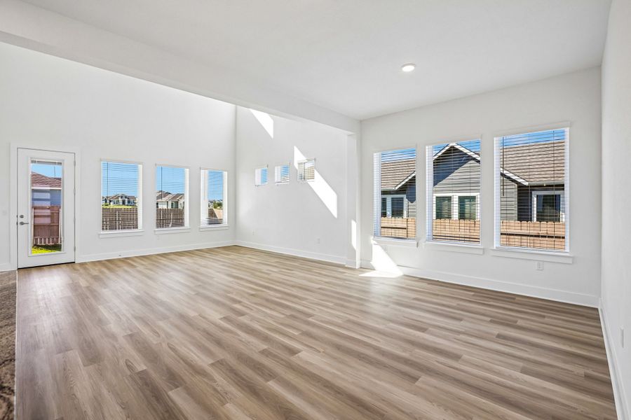 Representative unfurnished interior of a home built from the Homestead by Pacesetter Homes in Easton Park, Austin (Image 34). Representative unfurnished interior of a home built from the Homestead by Pacesetter Homes in Easton Park, Austin (Image 34).