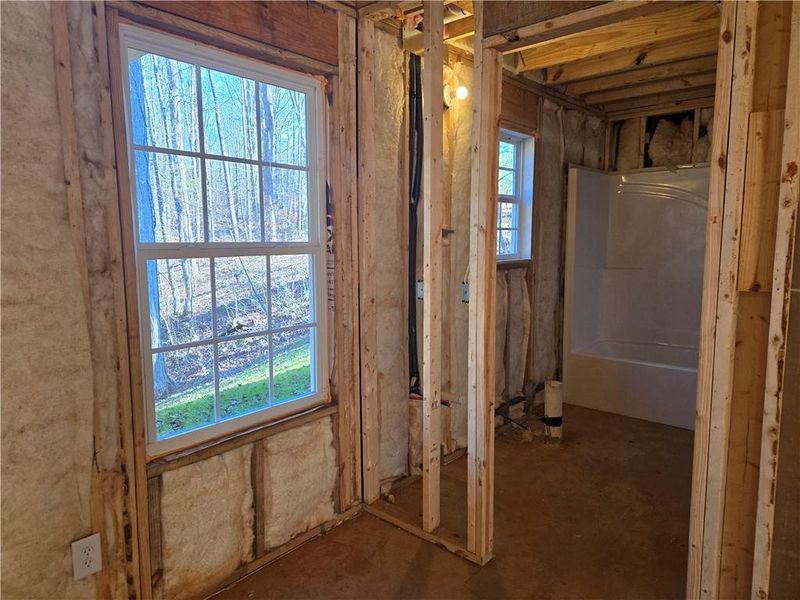 In-progress construction of a new home in , Gainesville, GA (Image 33).