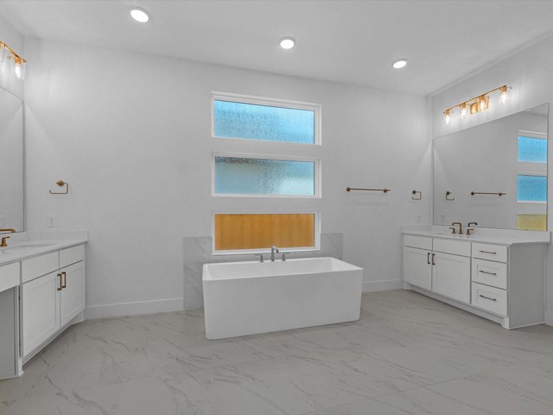 Furnished interior view inside a new home in Dunham Pointe, Cypress (Image 10).