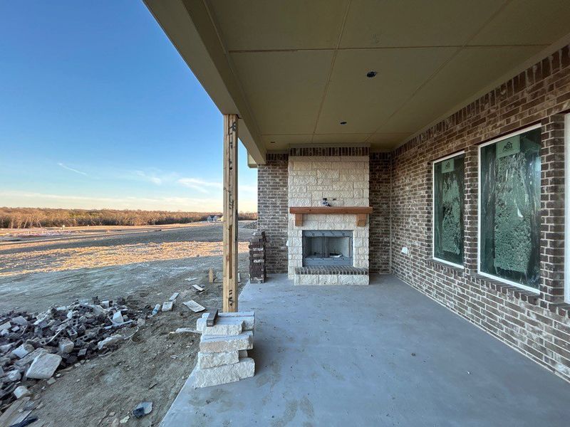 In-progress construction of a new home in Creekview Addition, Van Alstyne, TX (Image 17).