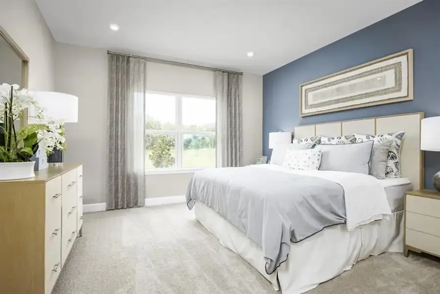 Representative furnished interior of a home built from the Panama by Ryan Homes in Seminole Palms, Palm Coast (Image 9).