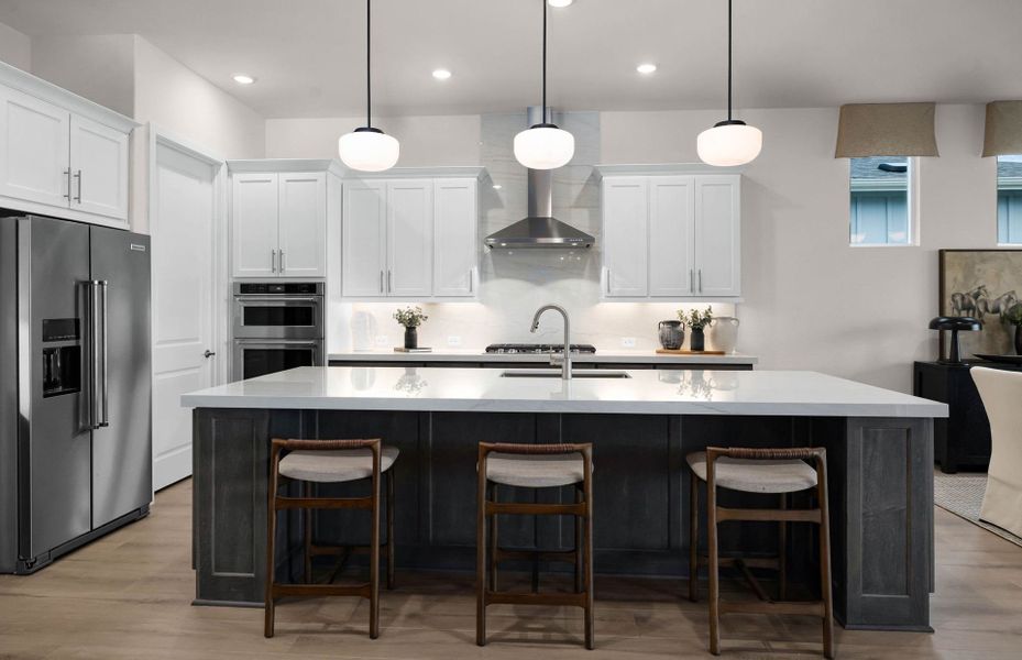 Representative furnished interior of a home built from the Stellar by Del Webb in Del Webb Austin at Lost Pines, Bastrop (Image 51).