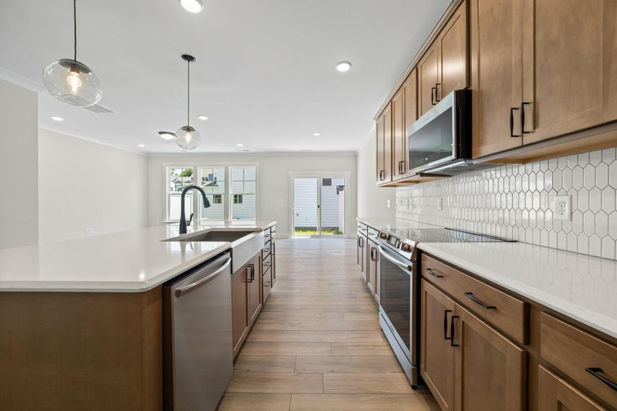 Furnished interior view inside a new home in Harbor Crossing, Greensboro (Image 9).