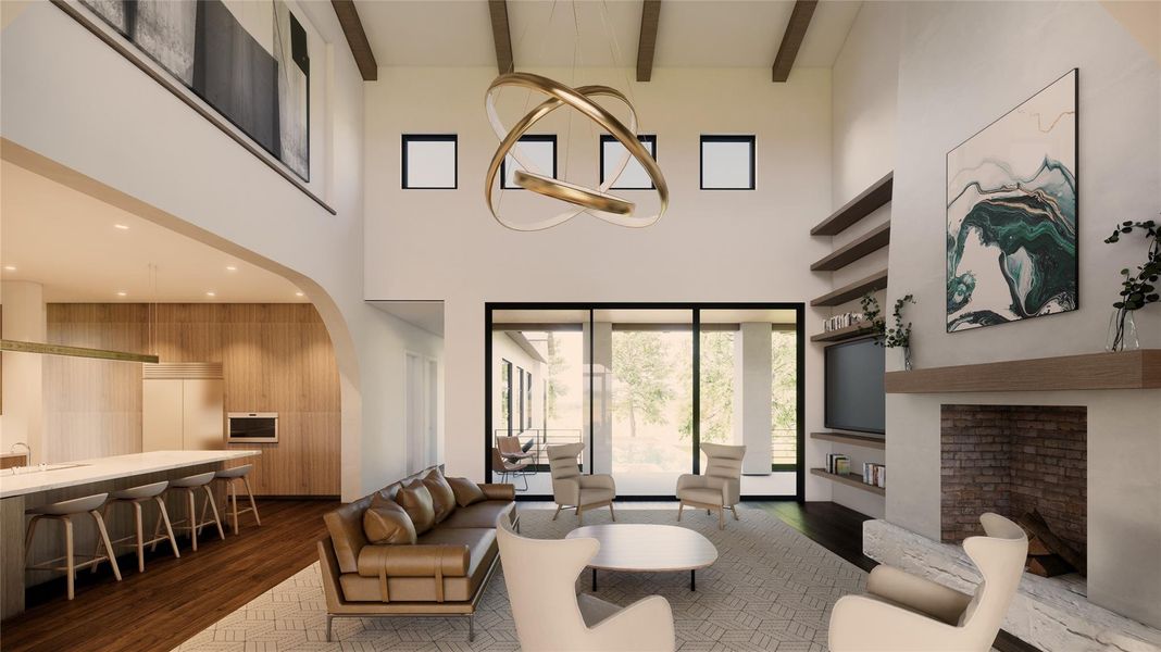 Furnished interior view inside a new home in , Austin (Image 6).