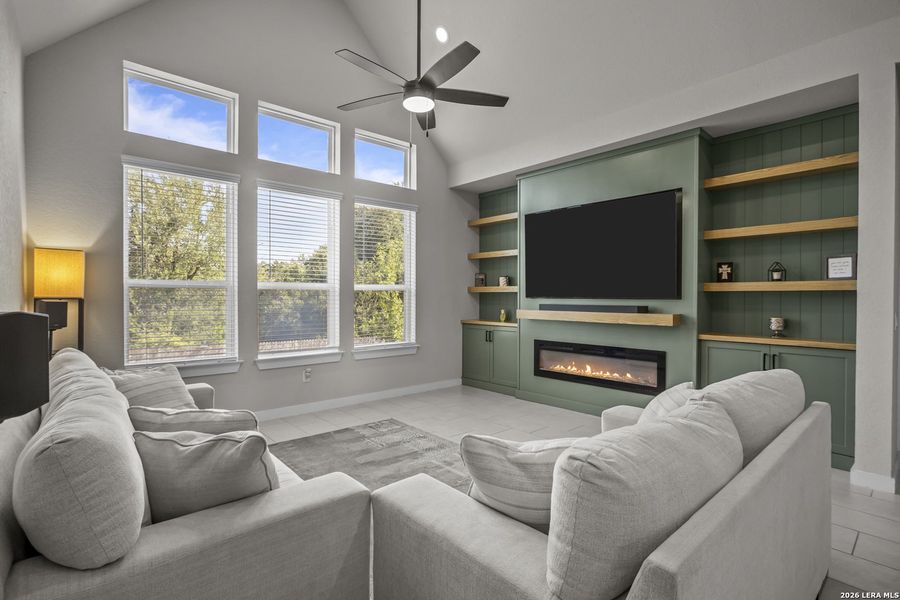 Furnished interior view inside a new home in VIDA, San Antonio (Image 15).