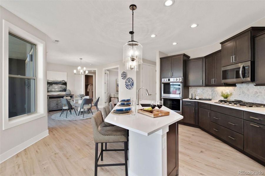 Furnished interior view inside a new home in , Fort Lupton (Image 6).