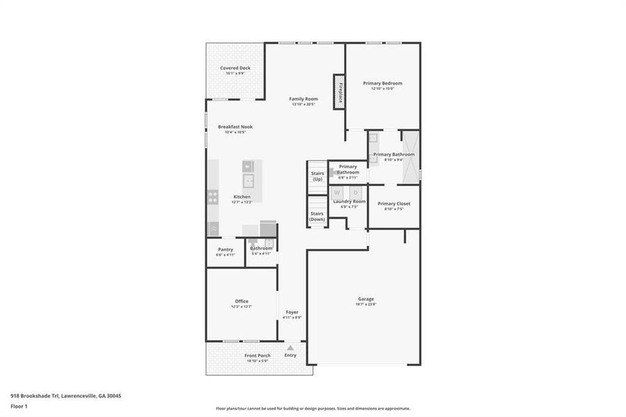 2D floor plan layout of this home in Martin Springs - Estate Series, Lawrenceville, GA (Image 7). 2D floor plan layout of this home in Martin Springs - Estate Series, Lawrenceville, GA (Image 7).