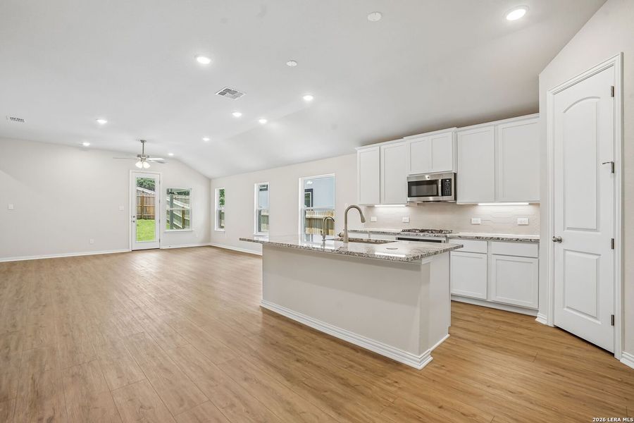 Furnished interior view inside a new home in Piedmont, San Antonio (Image 12).