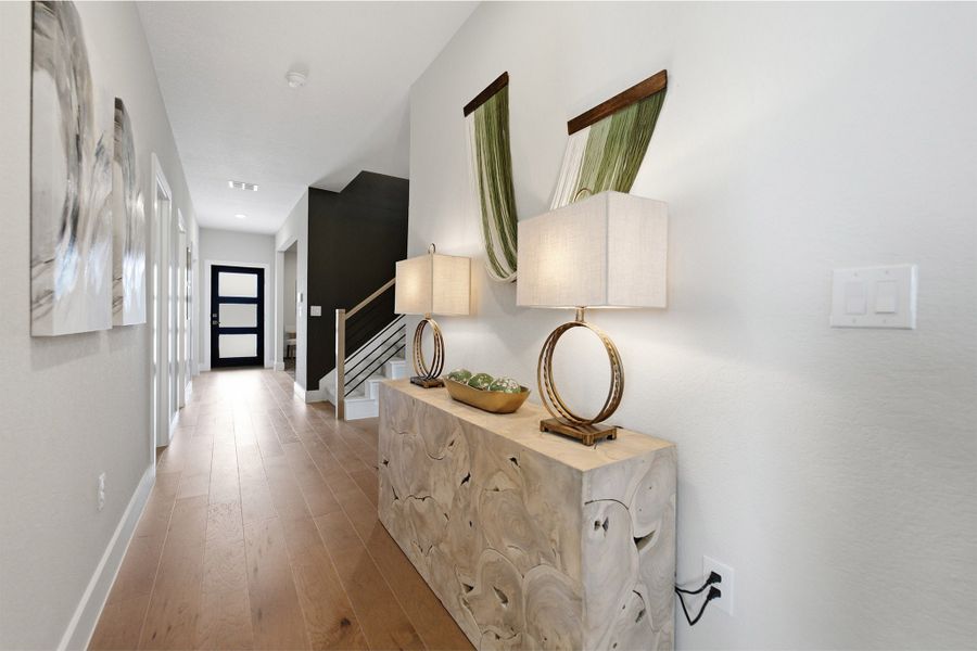 Furnished interior view inside a new home in Sunfield, Buda (Image 6).