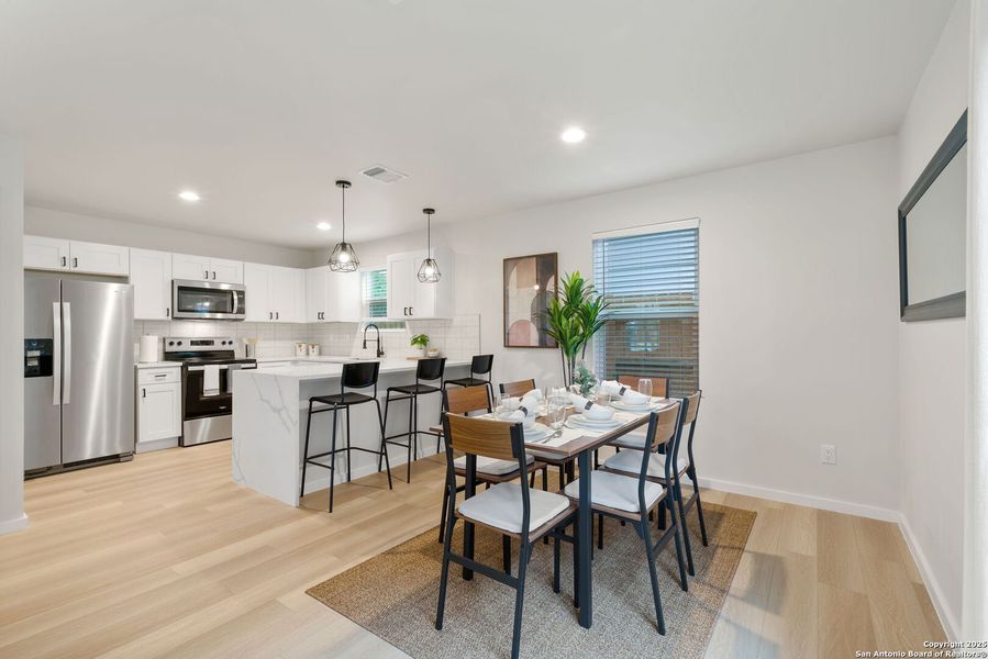 Furnished interior view inside a new home in , San Antonio (Image 12). Furnished interior view inside a new home in , San Antonio (Image 12).