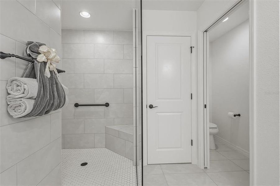 Furnished interior view inside a new home in , The Villages (Image 19).
