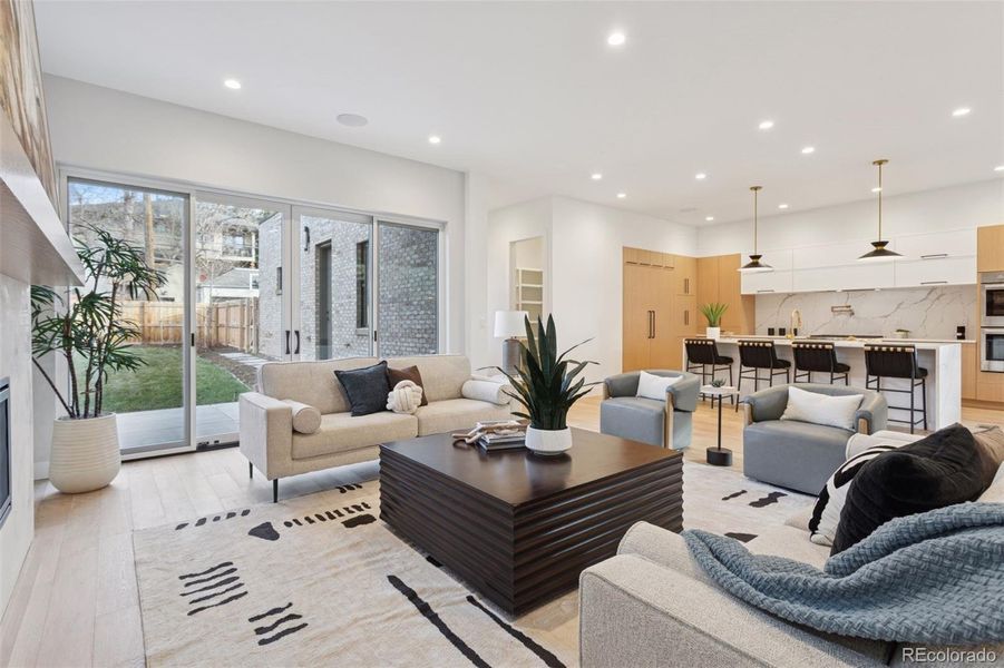 Furnished interior view inside a new home in , Denver (Image 36).