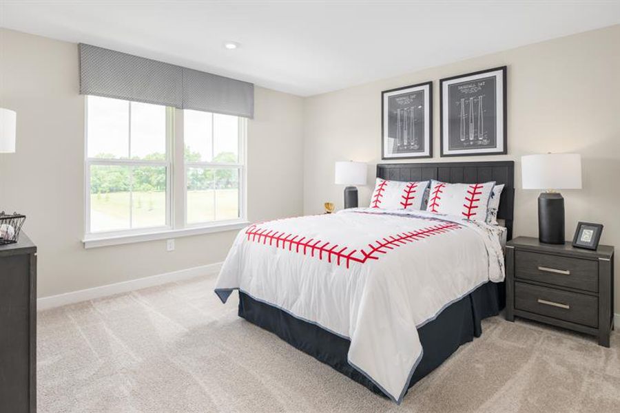 Representative furnished interior of a home built from the Normandy by Ryan Homes in Eagles Crest, Cornelia (Image 31).