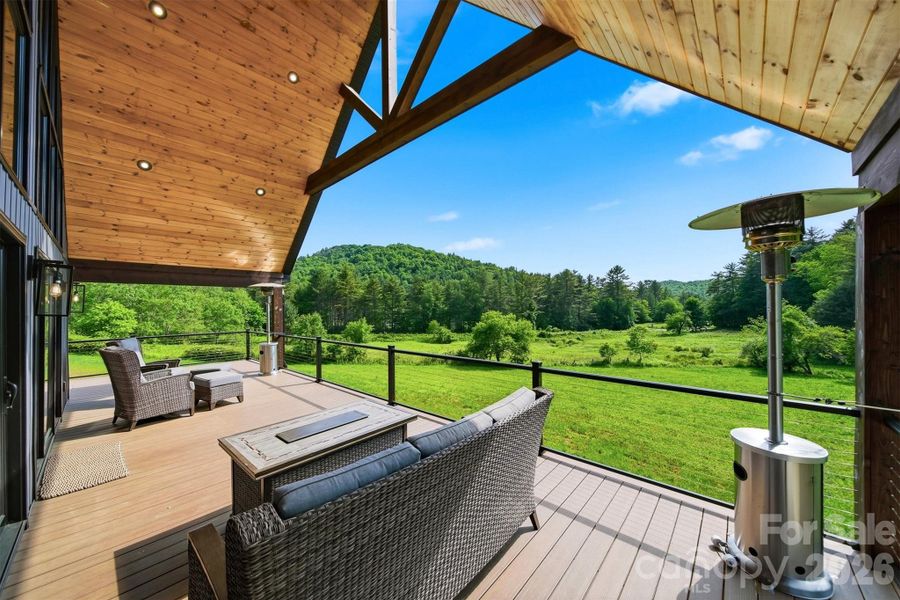 Exterior details and patio area of a home in , Newland (Image 25).