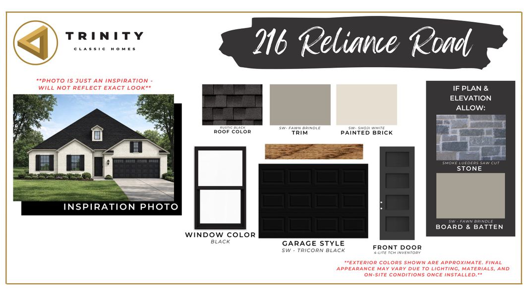 Sample of building materials used in homes in Stillwater Lake Estates, Godley (Image 1). Sample of building materials used in homes in Stillwater Lake Estates, Godley (Image 1).