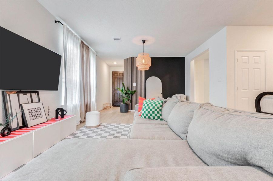 Furnished interior view inside a new home in , Katy (Image 33).