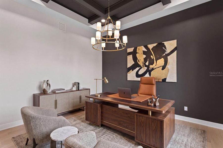 Furnished interior view inside a new home in , Tampa (Image 17).