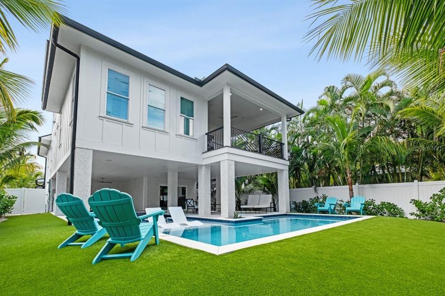 Exterior details and patio area of a home in , Anna Maria (Image 24). Exterior details and patio area of a home in , Anna Maria (Image 24).
