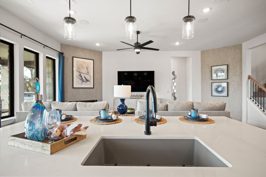 Furnished interior view inside a new home in La Cima 50', San Marcos (Image 34).