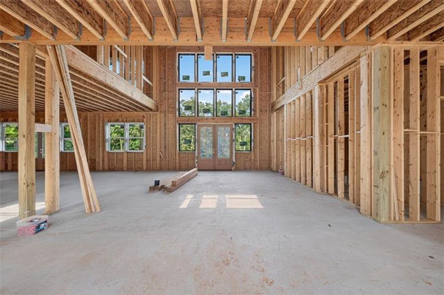 In-progress construction of a new home in , Monticello, GA (Image 20).