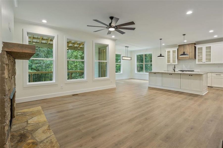 Furnished interior view inside a new home in , Canton (Image 20).