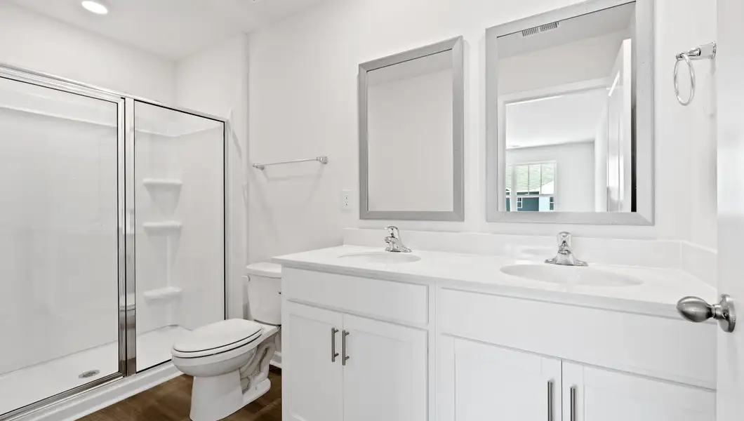 Furnished interior view inside a new home in Tanglewood Townes, Greenville (Image 10).