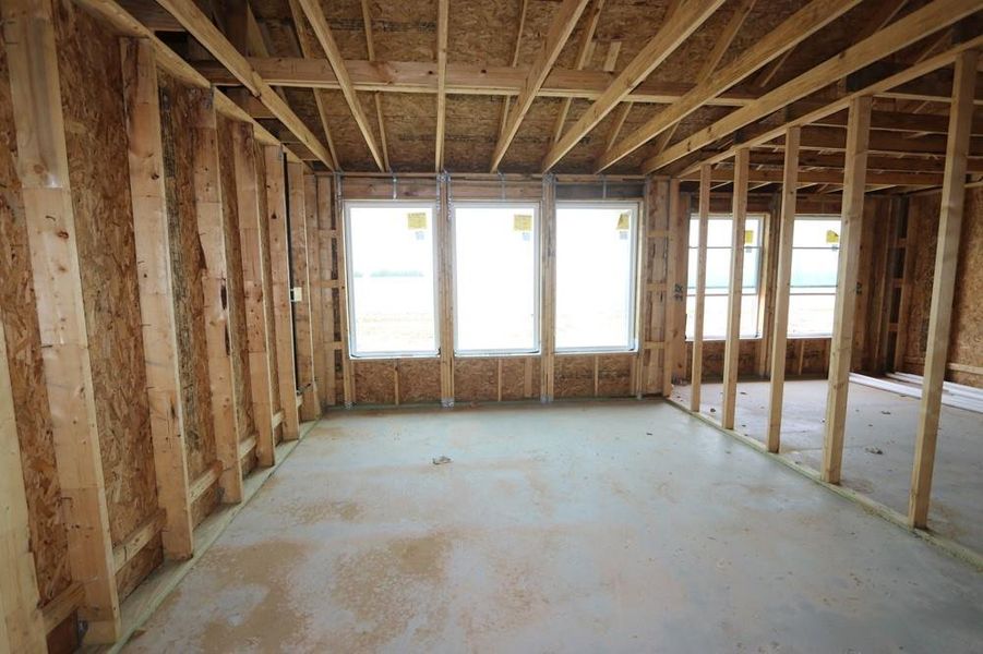 In-progress construction of a new home in Jordan Ranch 45' Homesites, Fulshear, TX (Image 26).