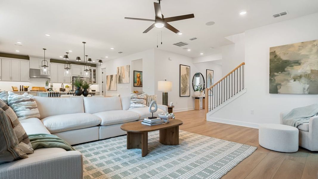 Representative furnished interior of a home built from the Monterey by Taylor Morrison in Center Lake Ranch Community Group Page, St. Cloud (Image 10).