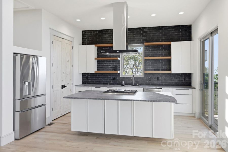 Furnished interior view inside a new home in , Lake Lure (Image 6).
