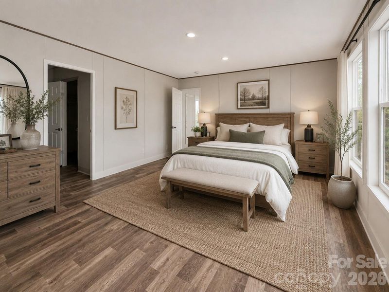 Furnished interior view inside a new home in , Mooresboro (Image 6).