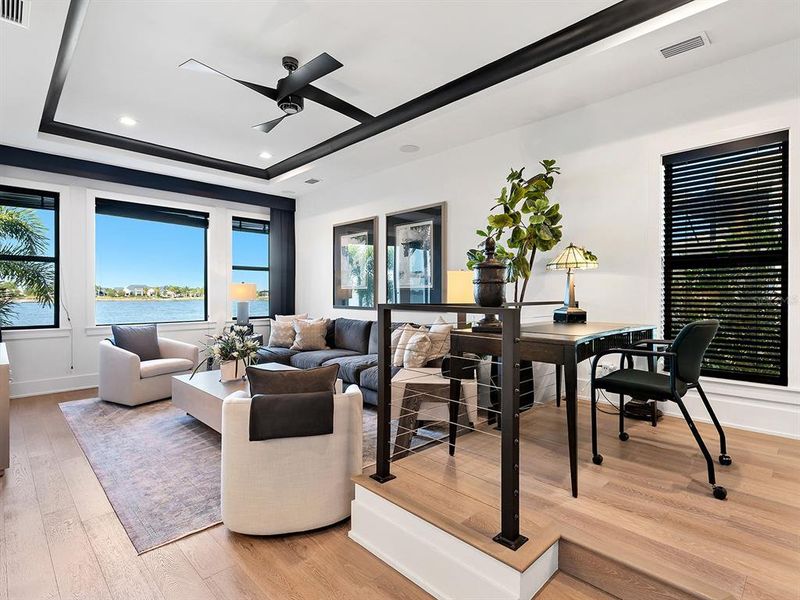 Furnished interior view inside a new home in , Sarasota (Image 13). Furnished interior view inside a new home in , Sarasota (Image 13).