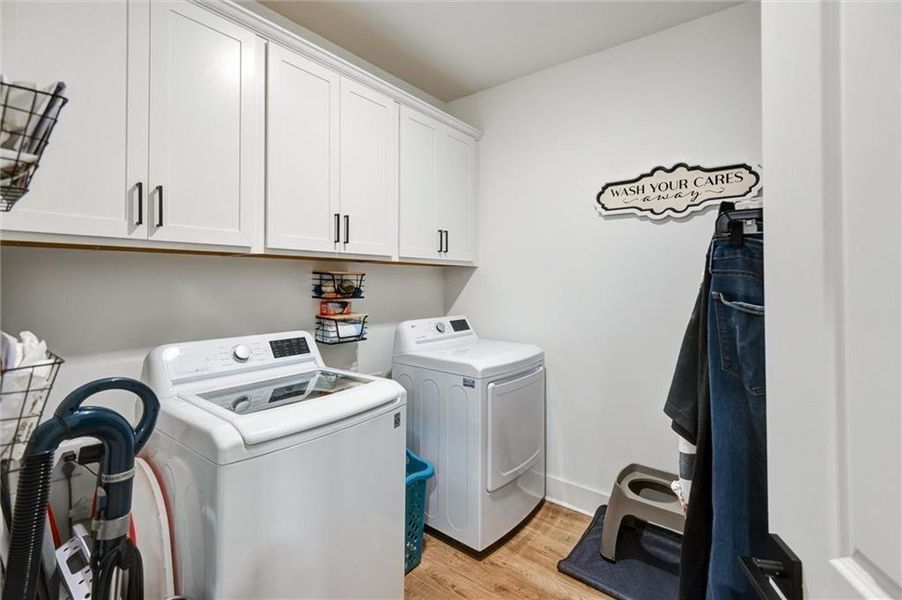 Furnished interior view inside a new home in , Cumming (Image 5).
