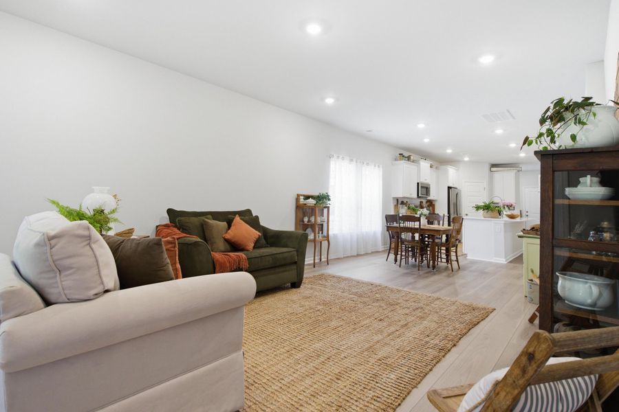 Furnished interior view inside a new home in Horizons at Summers Corner | 55+, Summerville (Image 17).
