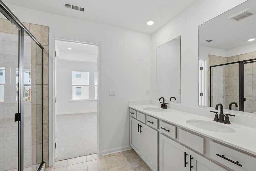 Furnished interior view inside a new home in Chandler Run, Tucker (Image 16). Furnished interior view inside a new home in Chandler Run, Tucker (Image 16).