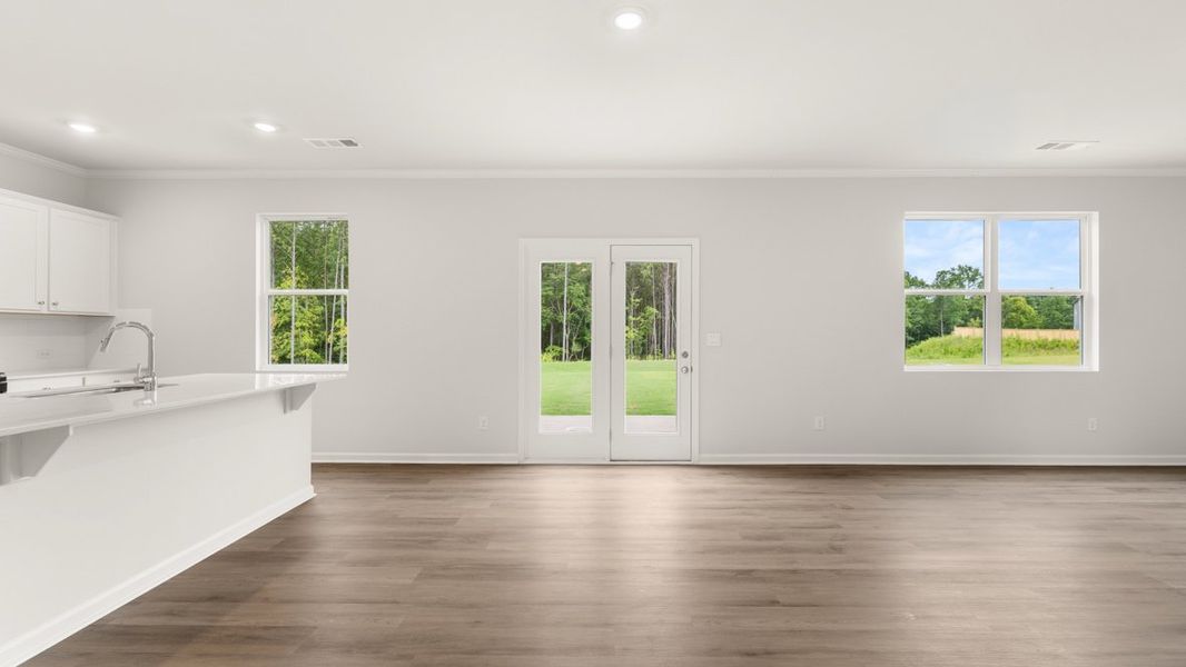Representative unfurnished interior of a home built from the Galen by D.R. Horton in Hamptons at Riverwood South, Dallas (Image 14). Representative unfurnished interior of a home built from the Galen by D.R. Horton in Hamptons at Riverwood South, Dallas (Image 14).