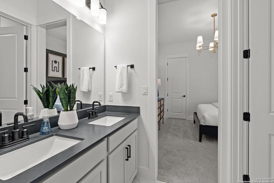 Furnished interior view inside a new home in Bison Ridge, San Antonio (Image 14).