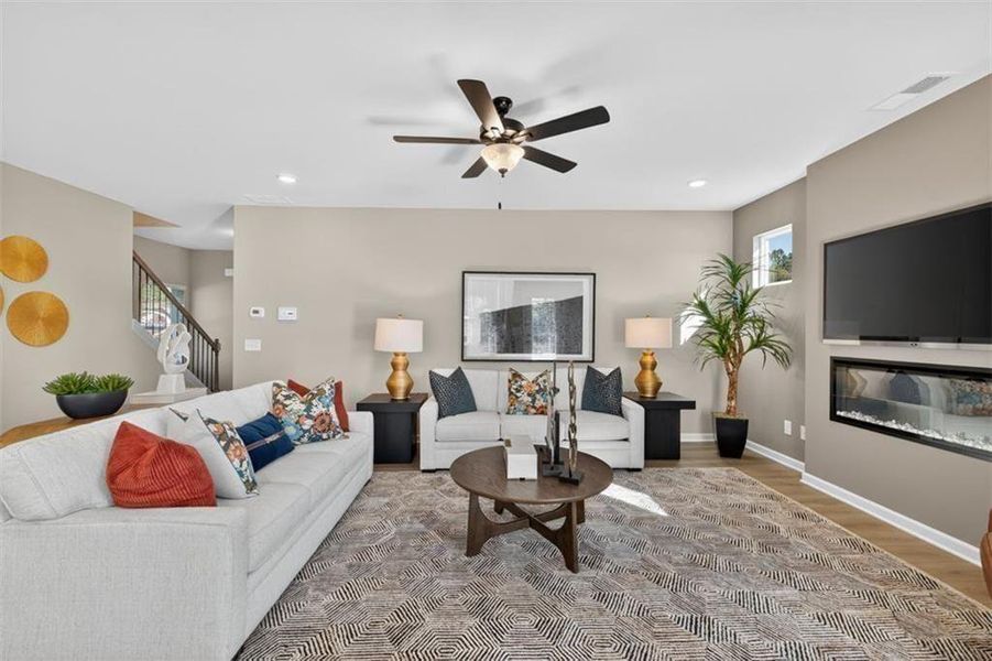 Furnished interior view inside a new home in Fair Oak, Calhoun (Image 6).