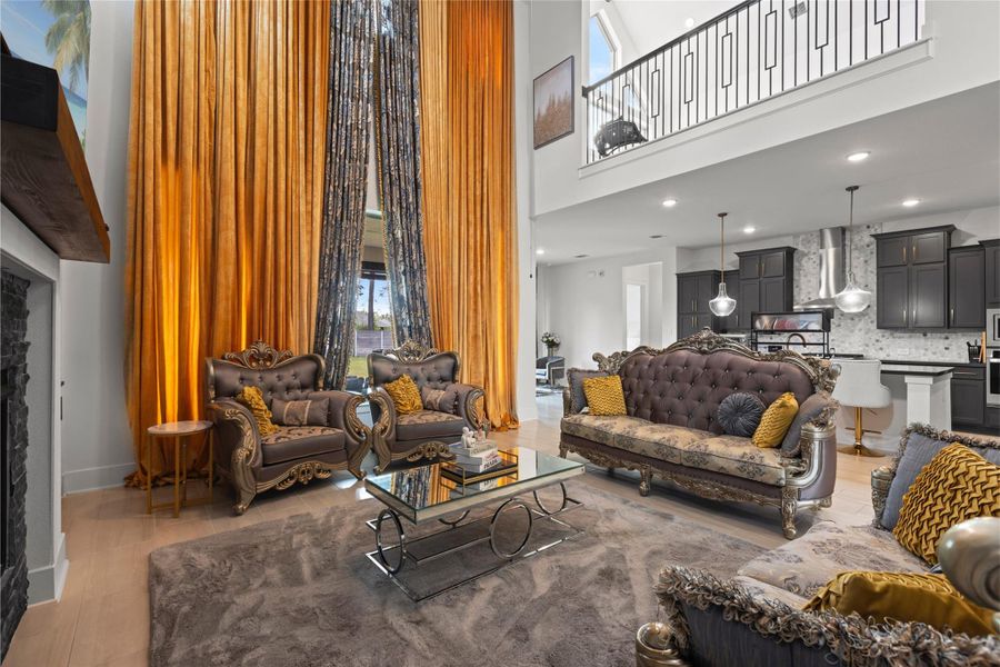 Furnished interior view inside a new home in , Conroe (Image 29). Furnished interior view inside a new home in , Conroe (Image 29).