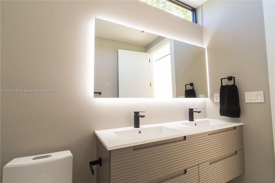 Furnished interior view inside a new home in , Miami (Image 8).