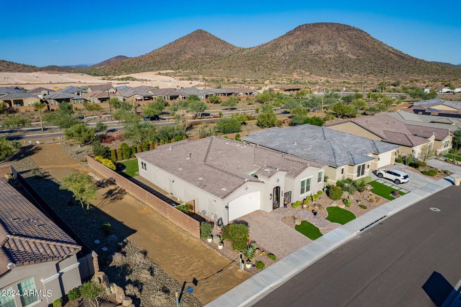 Aerial view, Mountain views